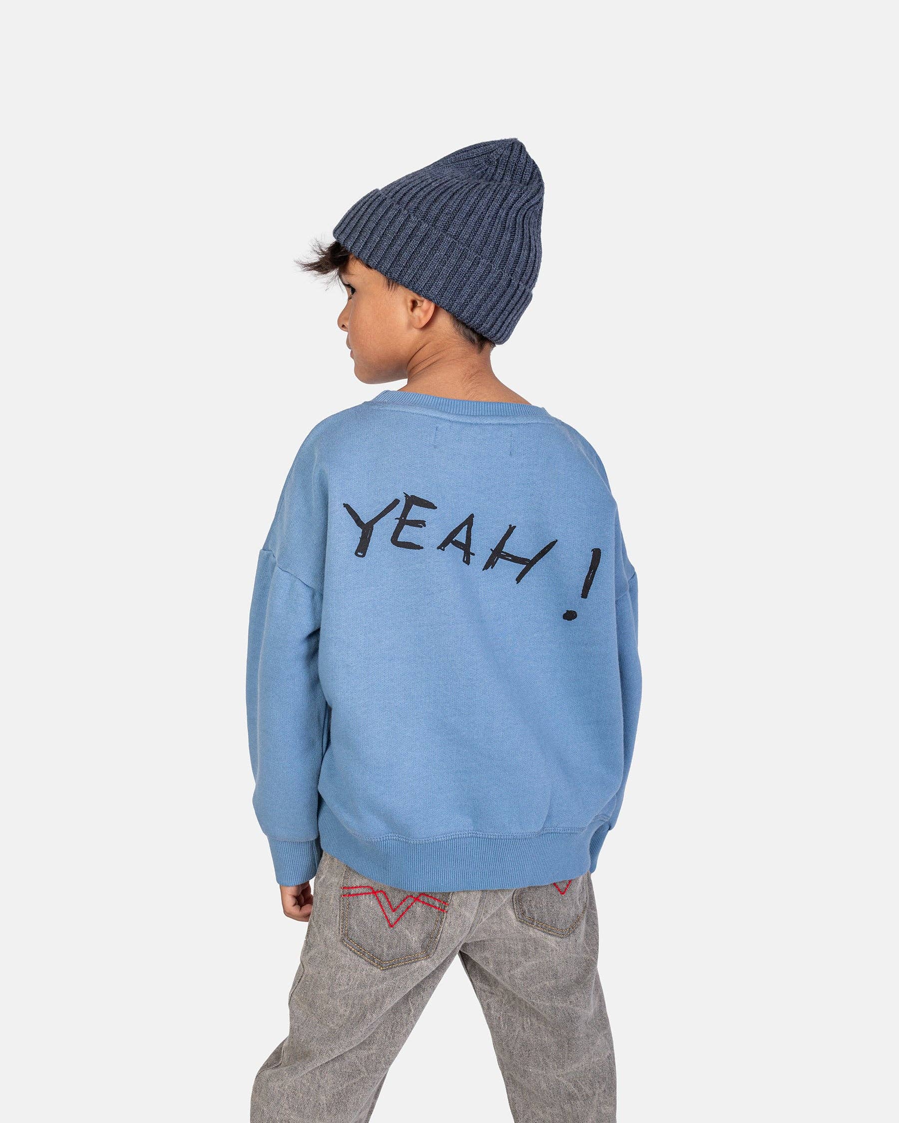 Organic Cotton Sweatshirt "Yeah!" | NAADA - CapuletKids