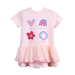 Pom Pom Tee Tutu Dress | DOE A DEAR - CapuletKids