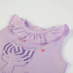 2-Piece Tank and Purple Shorts - CapuletKids