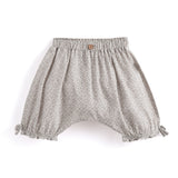 Grey Floral Print Shorts | AIMAMA
