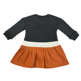 Color-Block Orange Dress | YELLOWSUB