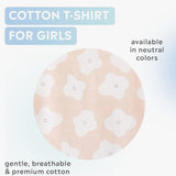 Light Pink Floral Print Tee | AIMAMA
