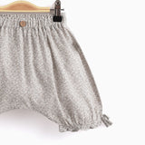 Grey Floral Print Shorts | AIMAMA