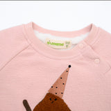 Pink Frilled Dress 'Let's Snow' | AIMAMA