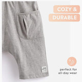 Light Grey Harem Shorts | AIMAMA