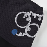 Black Quilted Skirt Leggings | AIMAMA