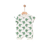Bodysuit 100% cotton, Green Palm Trees Allover