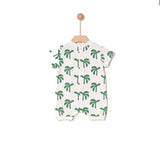 Bodysuit 100% cotton, Green Palm Trees Allover