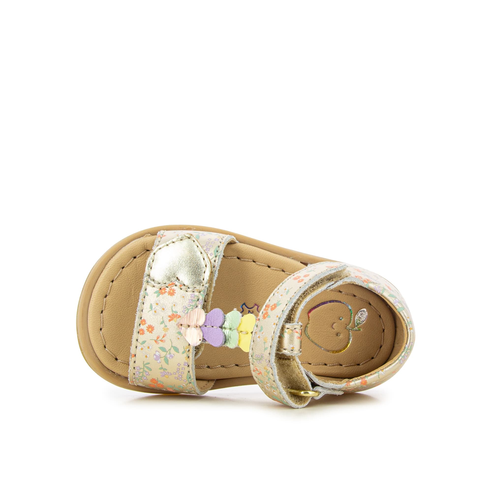 Metallic Flower Sandals | SHOO POM - CapuletKids