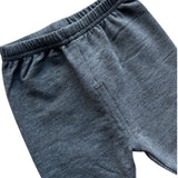 Cotton Knee-Detail Leggings | AIMAMA