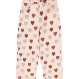 Heart Printed Jeans | THE NEW SOCIETY