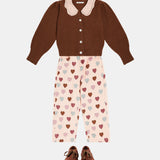 Heart Printed Jeans | THE NEW SOCIETY