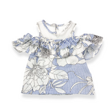 Off-Shoulder Floral Blouse+Leggings. Set. | DOE A DEAR