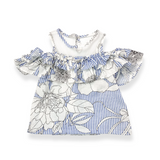 Off-Shoulder Floral Blouse+Leggings. Set. | DOE A DEAR