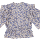 Ruffle Blouse Floral Print | REPOSE AMS