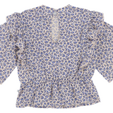 Ruffle Blouse Floral Print | REPOSE AMS