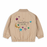 Sequin Bomber Jacket - Frappé