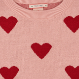 Knitted Dress in Pink | Long Sweatshirt for Girls