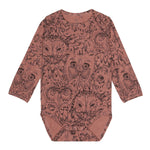 Organic Cotton Bodysuit "Owl" | Soft Gallery - CapuletKids
