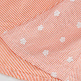 Orange & White Striped Dress | AIMAMA