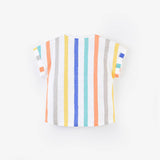 Colorful Striped Tee | AIMAMA