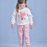 Classic Pink Straight-Leg Pants | AIMAMA