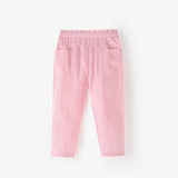 Classic Pink Straight-Leg Pants | AIMAMA