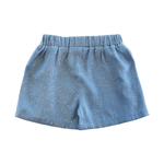 Silver Dot Ruffle Shorts - CapuletKids