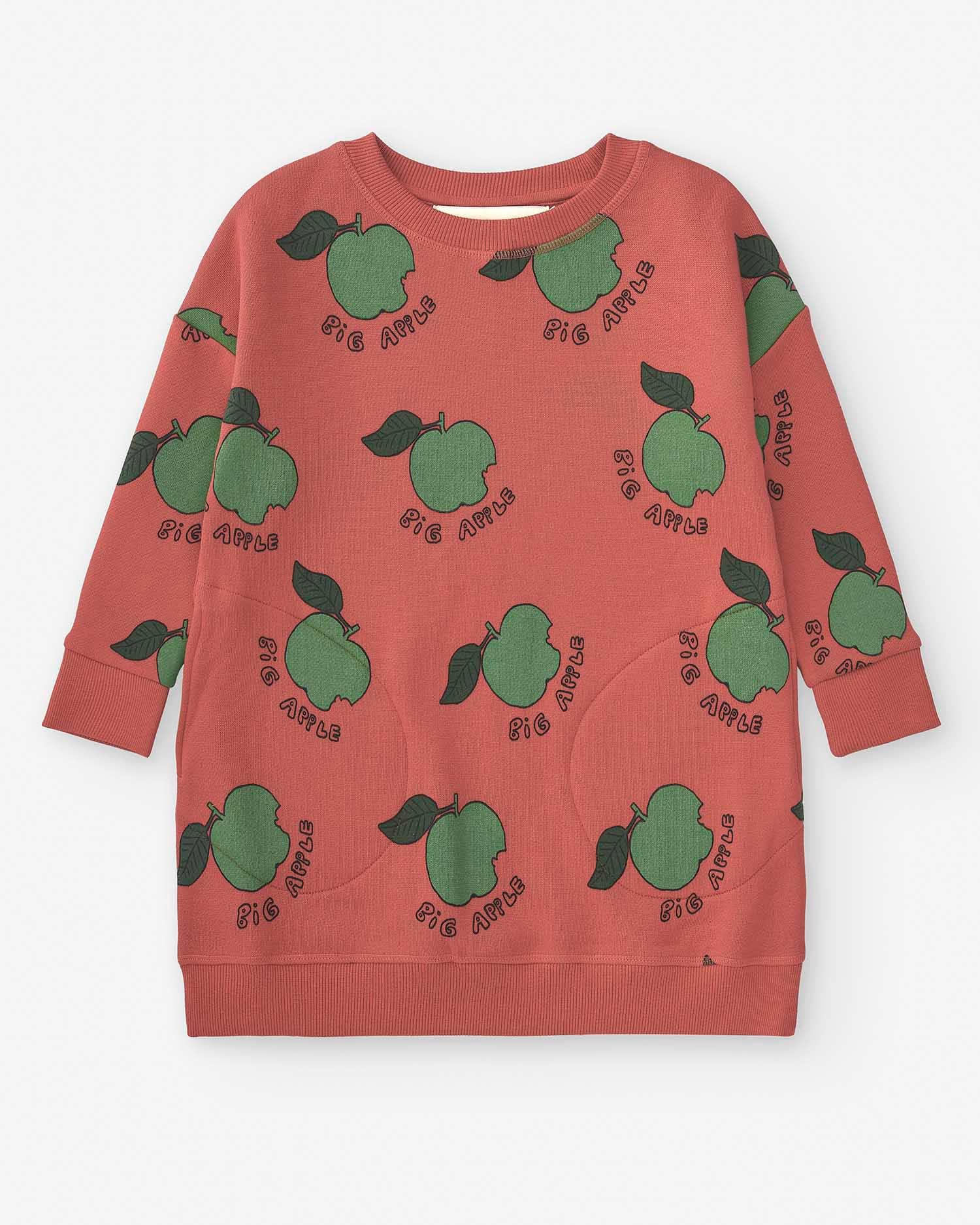 100% Cotton Long Sweatshirt / Dress "Big Apple" | NAADA - CapuletKids