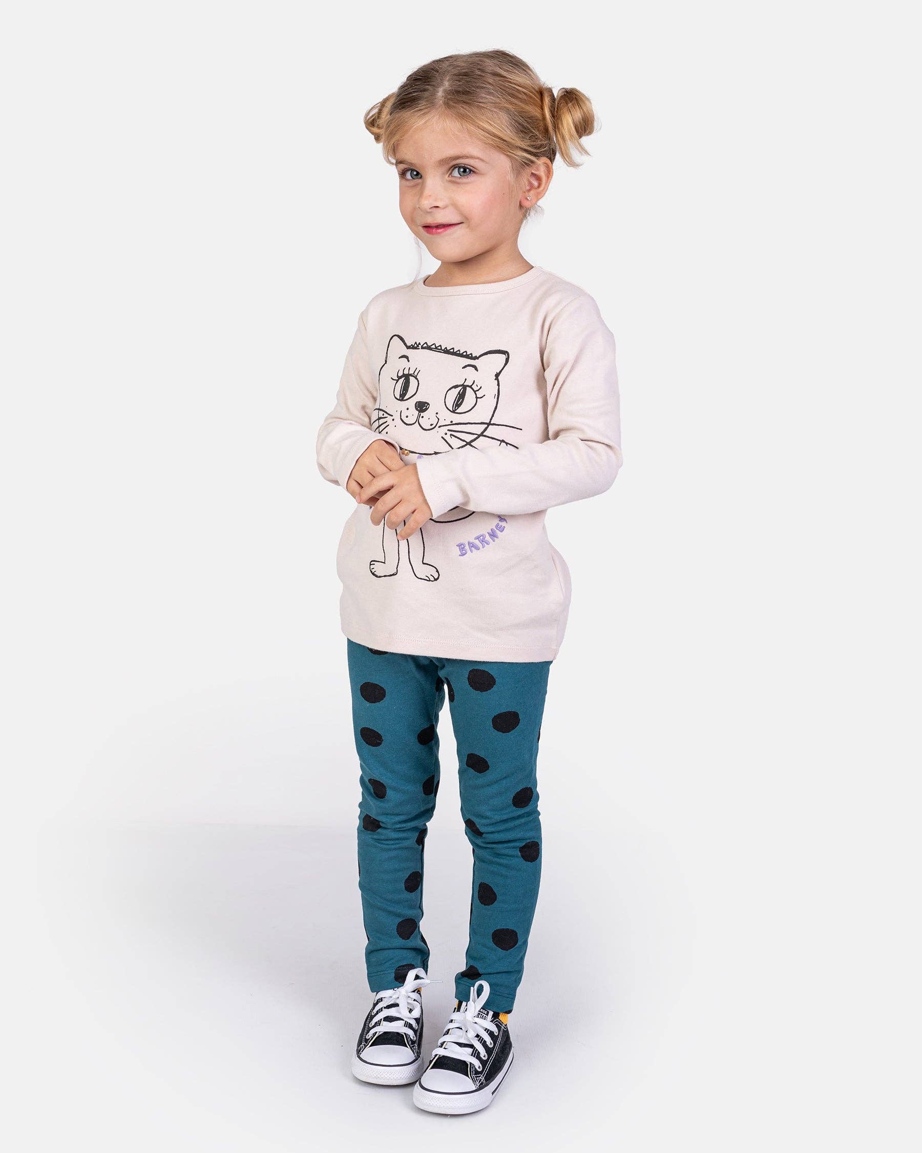 100% Cotton Leggings with Dots | NAADA - CapuletKids