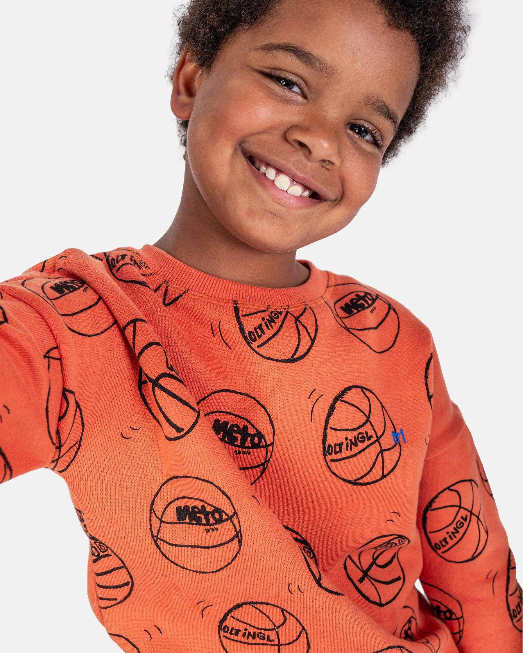100% Cotton Sweatshirt "Basketball" | NAADA - CapuletKids