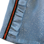 Silver Dot Ruffle Shorts - CapuletKids