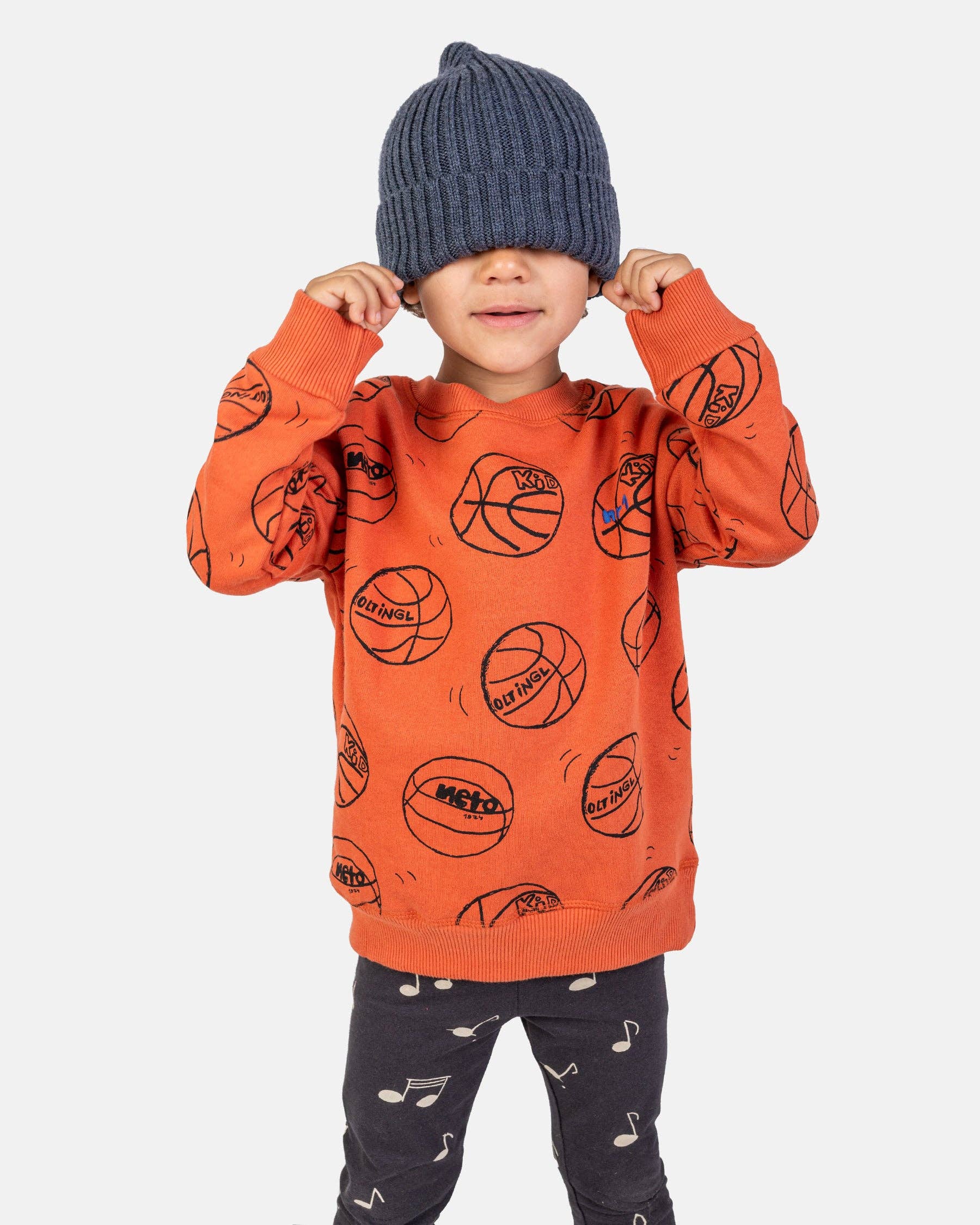 100% Cotton Sweatshirt "Basketball" | NAADA - CapuletKids