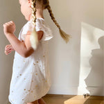 Star Printed Chiffon Dress - CapuletKids