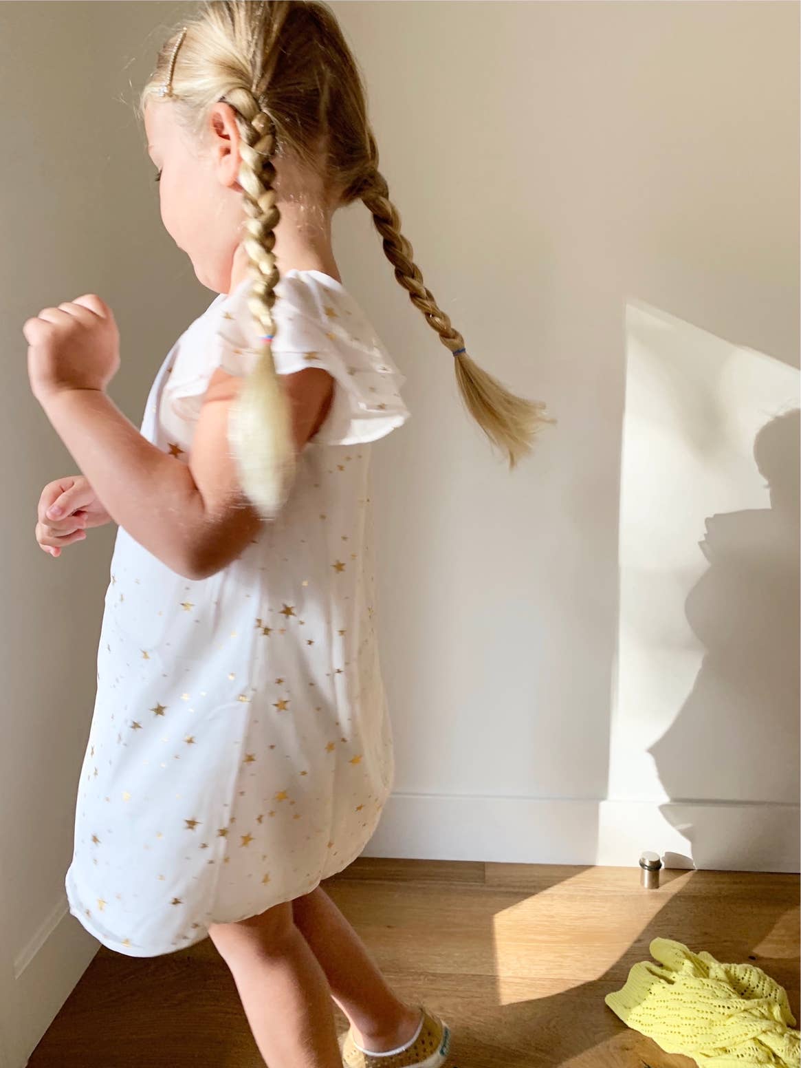 Star Printed Chiffon Dress - CapuletKids