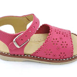 Classic Leather Sandals with Buckle | ALADINO