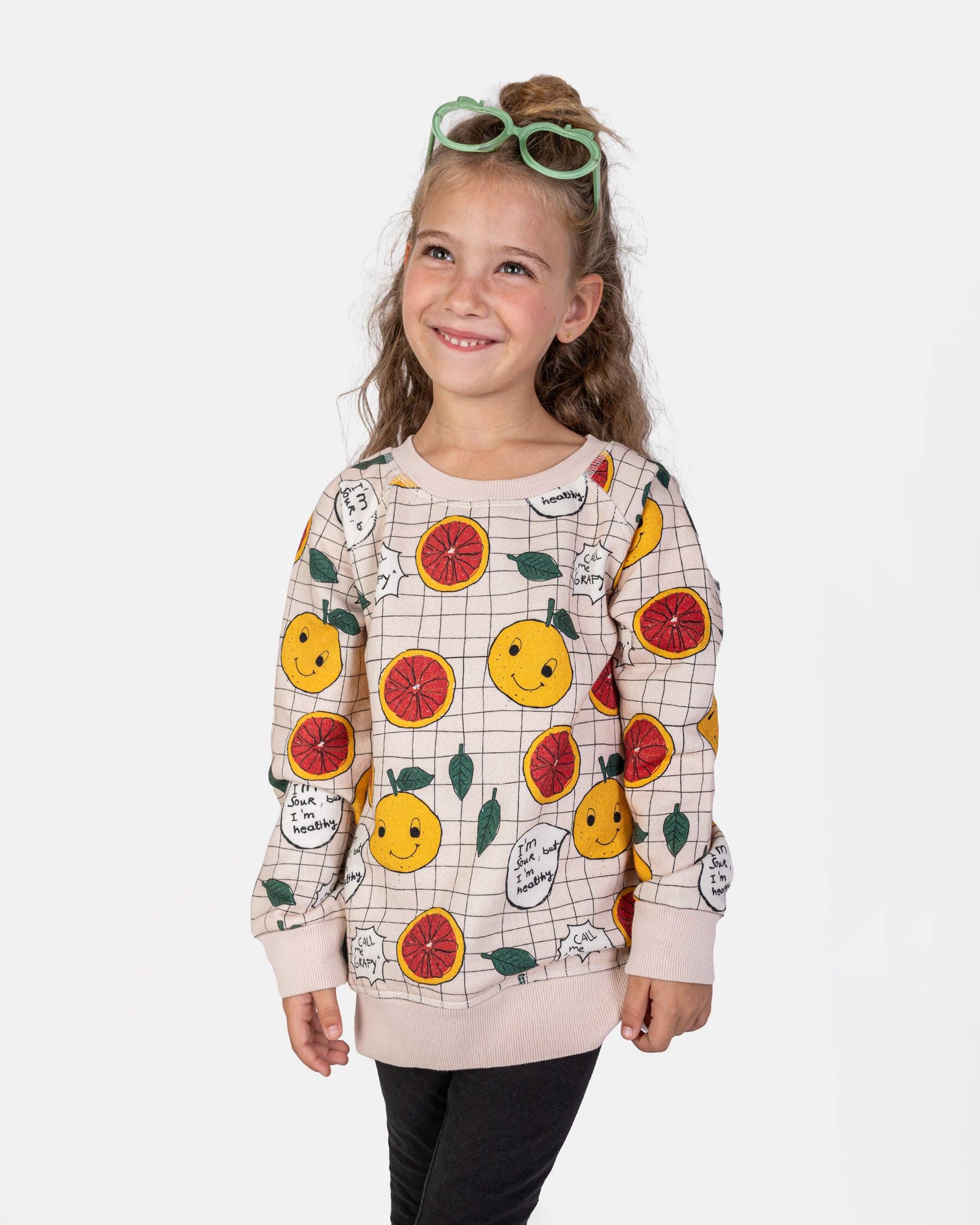 100% Cotton Sweatshirt "Grapy" | NAADA - CapuletKids