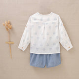 Baby Boy Set With Printed Shirt And Shorts - CapuletKids