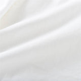 White Lavender Embroidered Shorts | AIMAMA