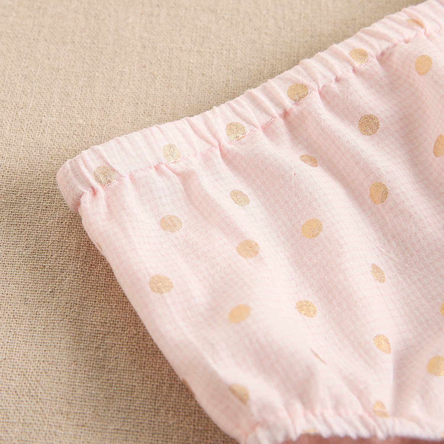 Pink Baby Girl's Dress with Ruffle and Polka Dots: Rose - CapuletKids