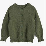Multicolored Knitted Button-Down Cardigan | AIMAMA