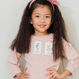 Pink Floral Embroidered Longsleeve | AIMAMA