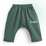 "Smile" Harem Shorts for Boys | AIMAMA