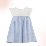 Ruffle Sleeve Striped Dress | AIMAMA