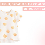 Orange Polka Dots Tee | AIMAMA