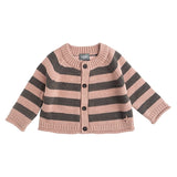 Knited Striped Baby Cardigan