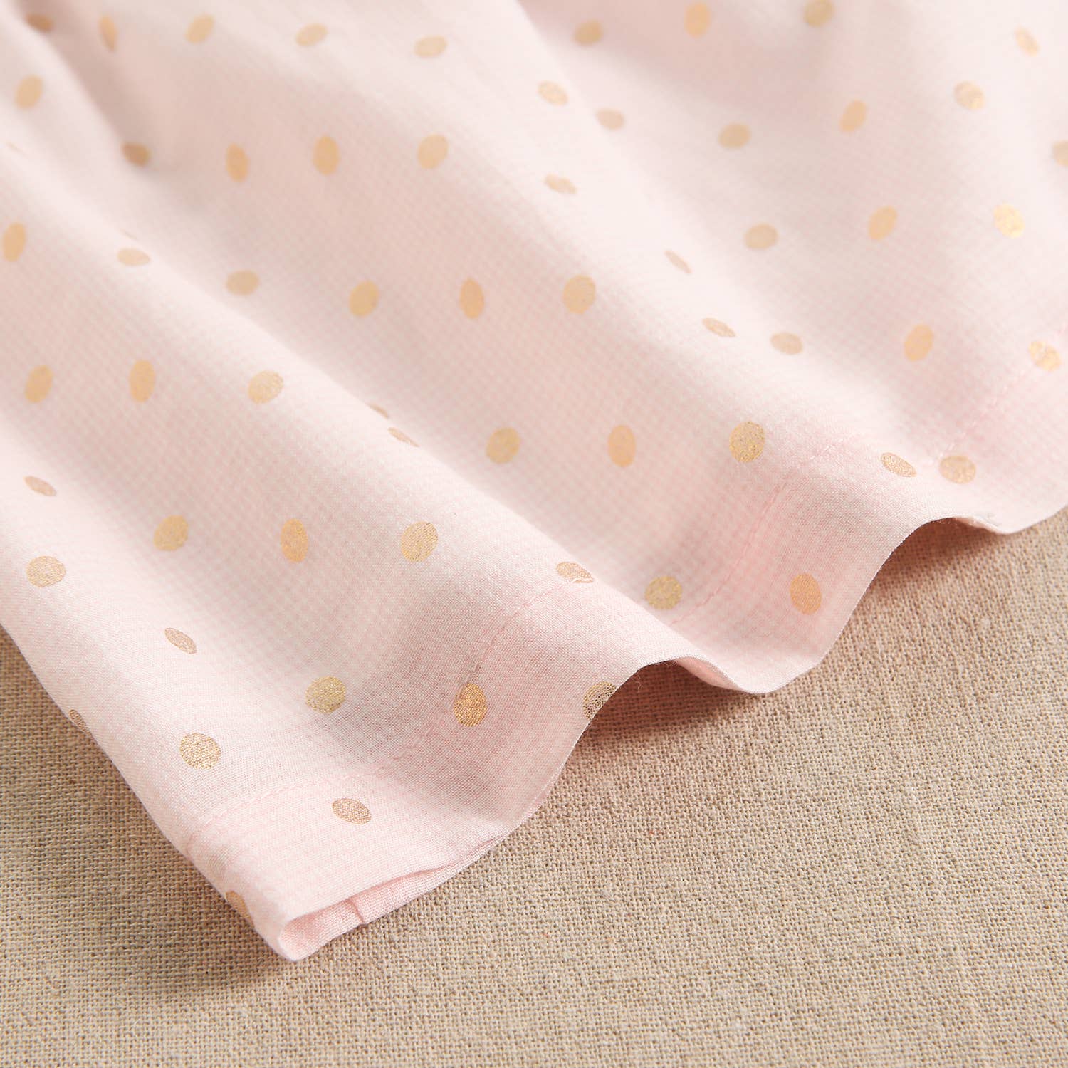 Pink Baby Girl's Dress with Ruffle and Polka Dots: Rose - CapuletKids