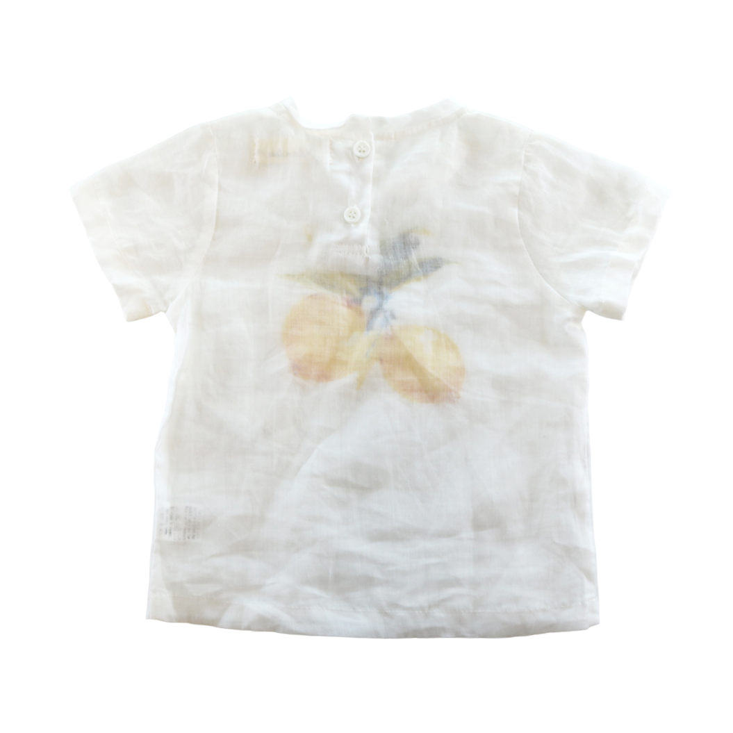 100% Ramine T-Shirt "Lemon Sheer" Top | - CapuletKids