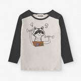 100% Cotton Long Sleeve "Racoon | NAADA - CapuletKids