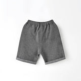 Denim Blue Rolled Shorts | AIMAMA